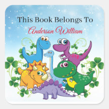 Individuelle Name Funny Dinosaur, Blätter 4. Klass