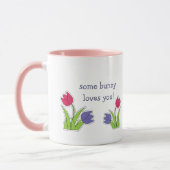 Individuelle Name Funny Easter Bunny Tasse (Links)