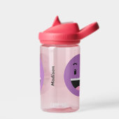 Individuelle Name Funny Emoticon Trinkflasche (Links)