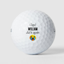 Individuelle Name Funny Love Golf Balls Golfball