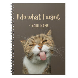Individuelle Name Funny Lovely Cat Lover Notizblock