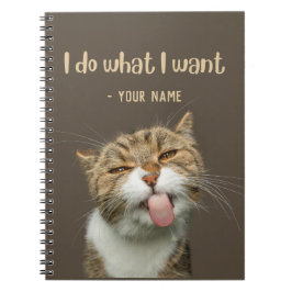 Individuelle Name Funny Lovely Cat Lover Notizblock
