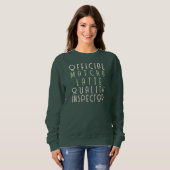 Individuelle Name Funny Matcha Latte Lover Sprichw Sweatshirt (Vorne ganz)