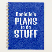 Individuelle Name Funny Planner Planer (Vorderseite)