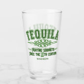 Individuelle Name Funny TEQUILA Glas (Vorderseite)