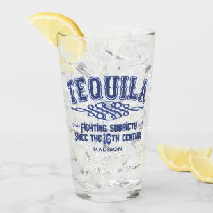 Individuelle Name Funny TEQUILA Glass Glas