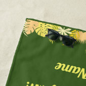 Individuelle Name Funny Tropical Summer Beach Hand Strandtuch (Beispiel)