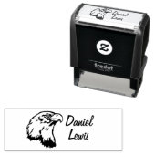 Individuelle Name für Bekleidung mit Eagle-Foto Permastempel (Beispiel)