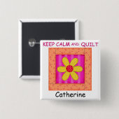 Individuelle Name für Blöcke der Blume in Ruhe und Button (Vorne & Hinten)