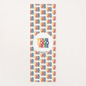 Individuelle Name für das Muster eines White Simpl Yogamatte (Vorderseite)