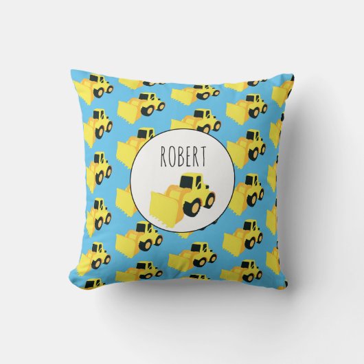 Individuelle Name für den Frontladerbau Kissen (Vorderseite)