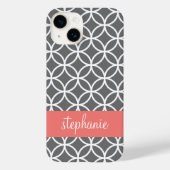 Individuelle Name für die geometrische Struktur Gr Case-Mate iPhone Hülle (Rückseite)