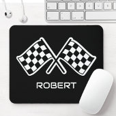 Individuelle Name für die Markierung schwarz Mousepad