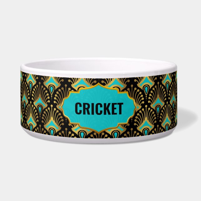 Individuelle Name für die Stilelemente Gold, Blau  Napf (Vorderseite)