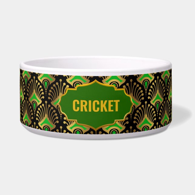 Individuelle Name für die Stilelemente Gold, Grün  Napf (Vorderseite)