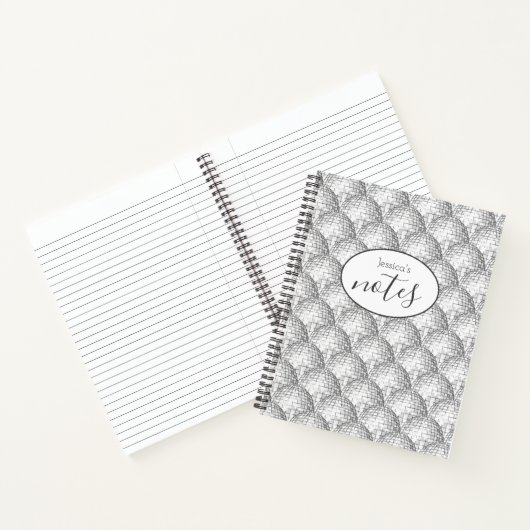 Individuelle Name für ein Muster in der Disko Notizblock (Innenseite)