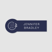 Individuelle Name für einfache Logos Namensschild (Vorderseite)