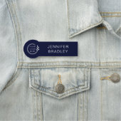 Individuelle Name für einfache Logos Namensschild (Beispiel)