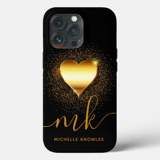 Individuelle Name für einfaches Gold Heft und Mono Case-Mate iPhone Hülle (Rückseite)