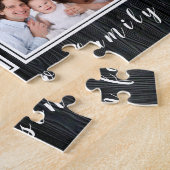 Individuelle Name für Familienfotografie - Moderne Puzzle (Seite)