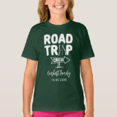 Individuelle Name für Familienurlaub T-Shirt (Vorderseite)