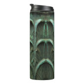 Individuelle Name für Farbleaf-Muster in Verdigris Thermosbecher (Nach rechts gedreht)
