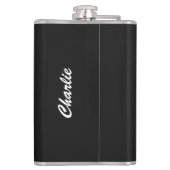 Individuelle Name für Freiheitsangebot Flachmann (Rückseite)