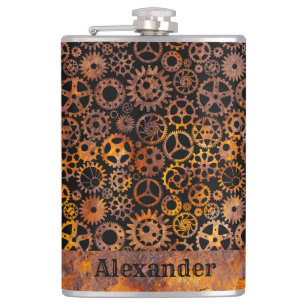 Individuelle Name für große Steamampen mit bunten  Flachmann