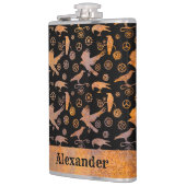 Individuelle Name für große Steamhaufen Flachmann (Links)