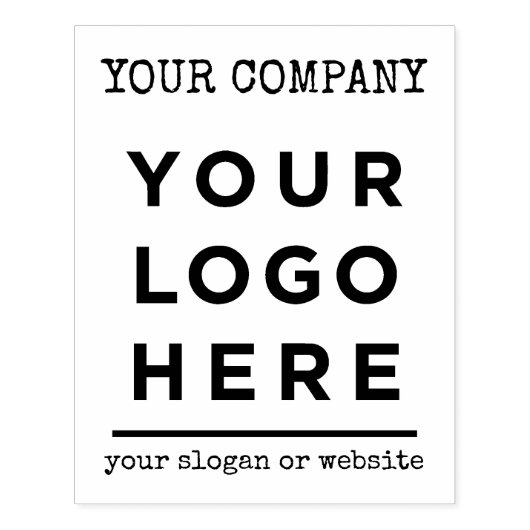 Individuelle Name für Ihr Business-Logo Gummistempel (Prägung)