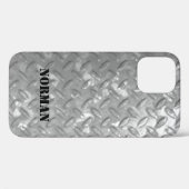 individuelle Name für industrielle Stahlplatten Case-Mate iPhone Hülle (Rückseite (Horizontal))