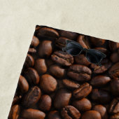 Individuelle Name für Kaffeebohnen Strandtuch (Beispiel)