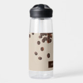 Individuelle Name für Kaffeebohnen Trinkflasche (Vorne)
