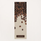 Individuelle Name für Kaffeebohnen Yogamatte (Vorderseite)
