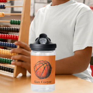 Individuelle Name für künstlerische Basketball Trinkflasche
