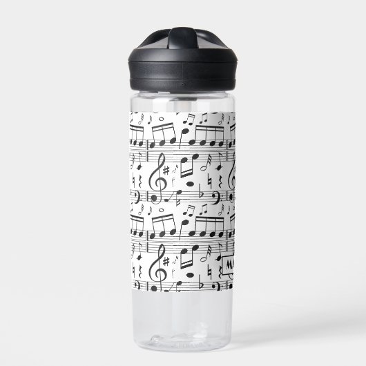 Individuelle Name für Musikereignisse Trinkflasche (Vorderseite)