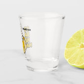 individuelle Name für niedliche Bananen Schnapsglas (Rechts)