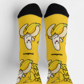 individuelle Name für niedliche Bananen Socken (Oben)