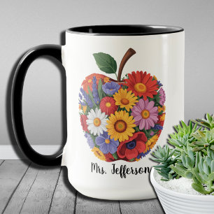 Individuelle Name für personalisierte Lehrerbewert Tasse