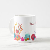 Individuelle Name für Pfirsichnähte Kaffeetasse (Vorderseite Links)