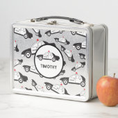 Individuelle Name für Polizeiwagen Metall Brotdose (Beispiel)