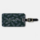 Individuelle Name für tropische Ananas Gepäckanhänger (Vorderseite horizontal)