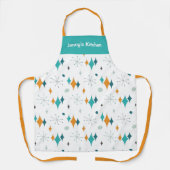 Individuelle Name für Vintage atomare Sternexplosi Schürze (Vorderseite)