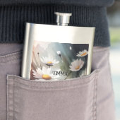 Individuelle Name für Wasserfarben Flachmann (Beispiel)