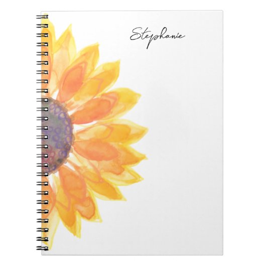 Individuelle Name für Wasserfarben Notizblock (Vorderseite)