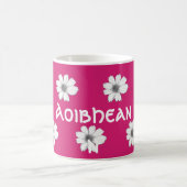Individuelle Name Fuscia Pink Kaffeetasse (Mittel)
