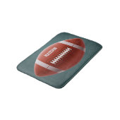 Individuelle Name Fußball-Badematte Badematte (Schrägansicht)