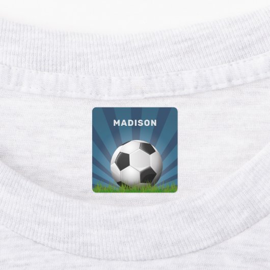 Individuelle Name-Fußball-Etiketten Etiketten (Befestigt)