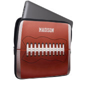 Individuelle Name Fußball-Laptop-Ärmel Laptopschutzhülle (Vorne Rechts)