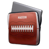 Individuelle Name Fußball-Laptop-Ärmel Laptopschutzhülle (Vorderseite Links)